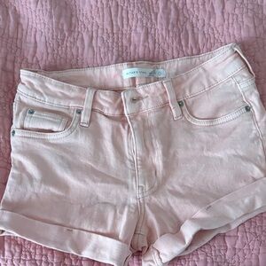 Altar'd State Light Pink Jean Shorts